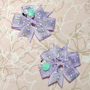 *Luxe 4 Piece Clip On Hair Bow Set